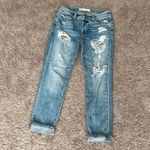 Gap Distressed Boyfriend Jeans
